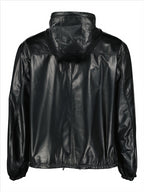 Mäntel Leder Bomber Prada Schwarz Homme