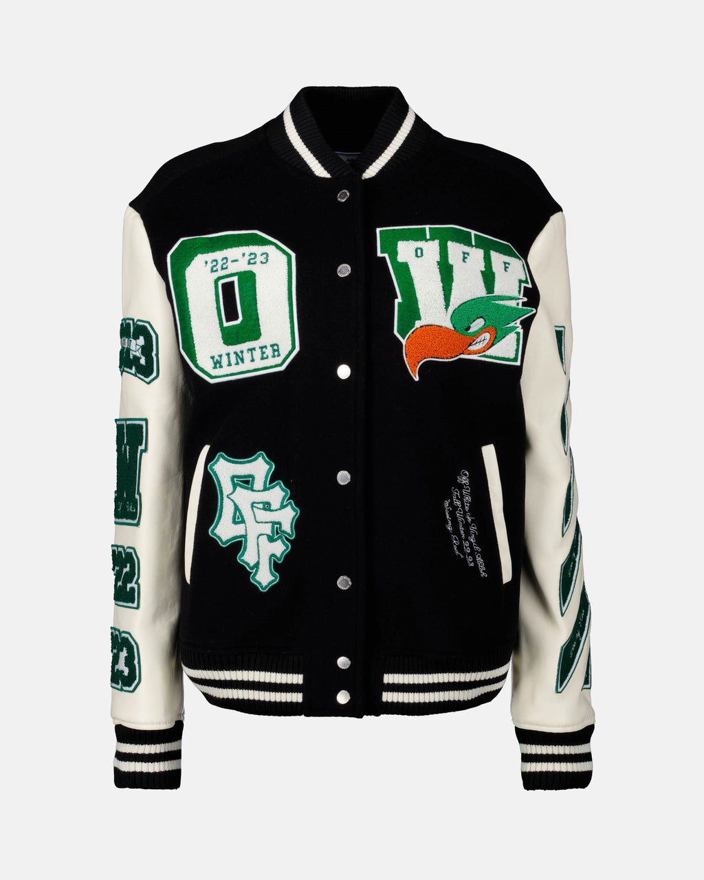 Vestes Bomber à patchs Off-White Noir Femme