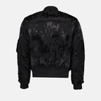 Chaquetas Bomber Graffiti Alexander McQueen Negro Homme