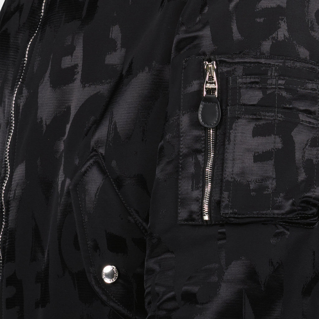 Chaquetas Bomber Graffiti Alexander McQueen Negro Homme