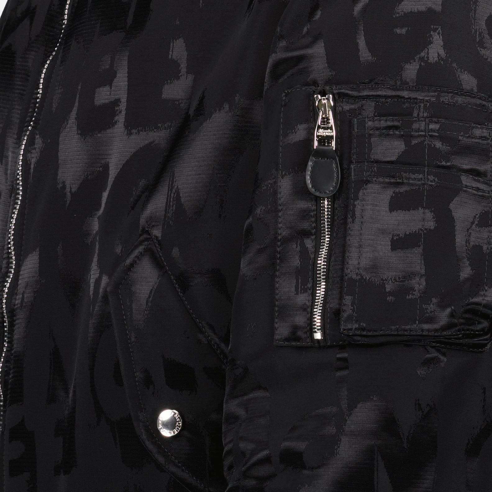 Chaquetas Bomber Graffiti Alexander McQueen Negro Homme