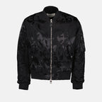 Chaquetas Bomber Graffiti Alexander McQueen Negro Homme