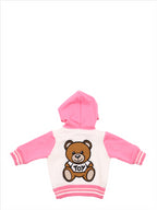 Prendas Bomber Teddy Moschino Rosa Niños