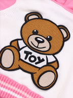 Prendas Bomber Teddy Moschino Rosa Niños