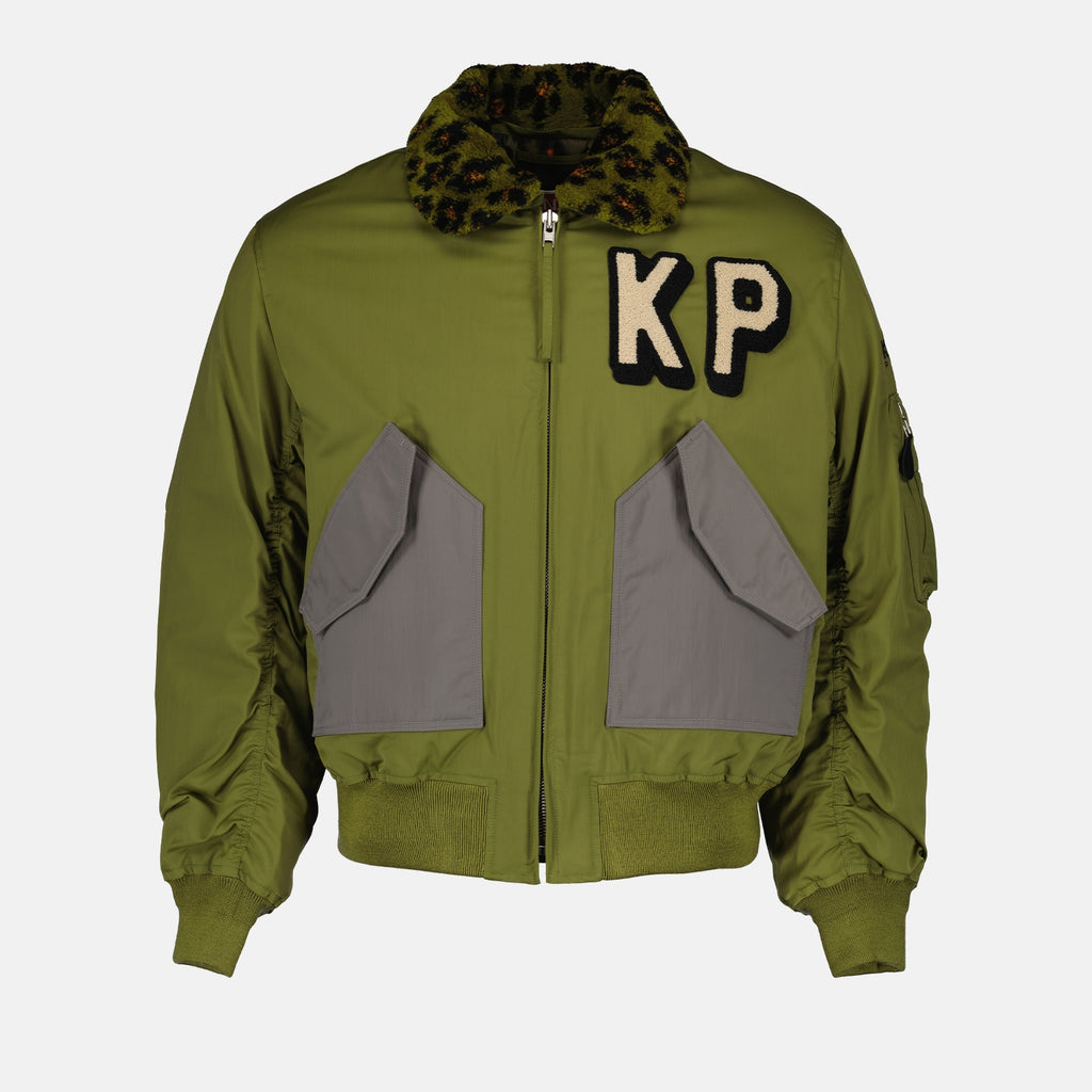 Vestes Bomber KP Kenzo Kaki Homme