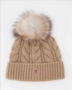 모자, 캡 및 비니 Bonnet à pompon Moncler Grenoble 베이지 Femme