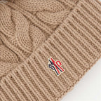 모자, 캡 및 비니 Bonnet à pompon Moncler Grenoble 베이지 Femme