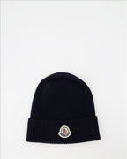 Chapeaux, casquettes et bonnets Bonnet à revers Moncler Bleu Homme