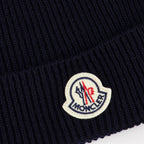 Chapeaux, casquettes et bonnets Bonnet à revers Moncler Bleu Homme