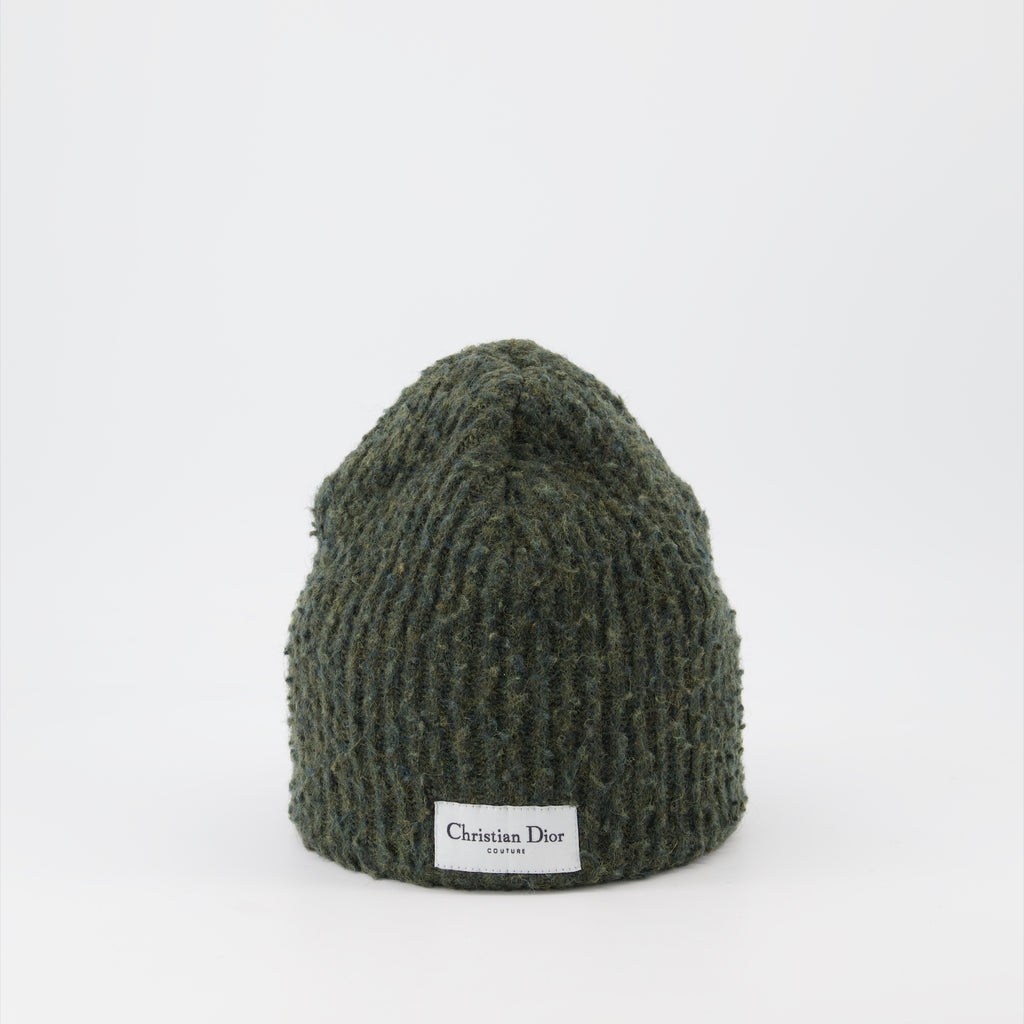 Chapeaux, casquettes et bonnets Bonnet côtelé Dior Vert Homme