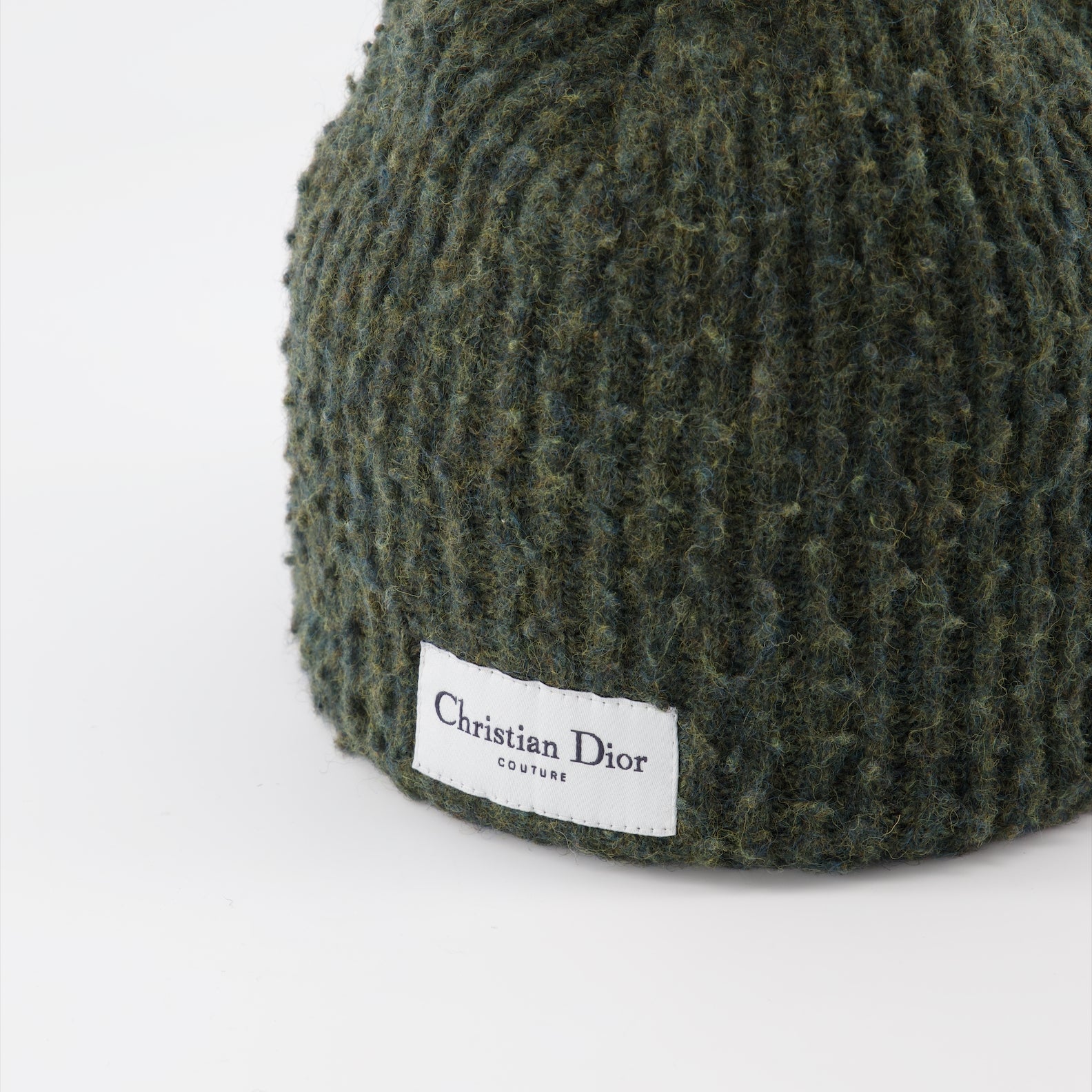 Chapeaux, casquettes et bonnets Bonnet côtelé Dior Vert Homme