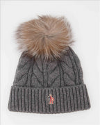 ハット・キャップ・ビーニー ポンポンハット Moncler Grenoble グレー 女性