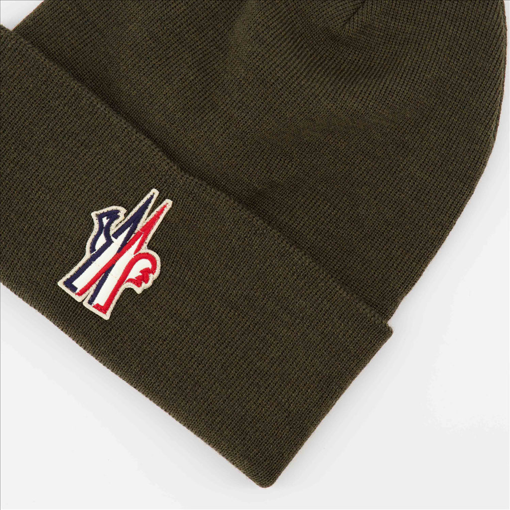 Hats, caps and beanies wool cap Moncler Grenoble Green Man