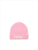 Accessoires Bonnet brodé Fendi Rose Enfants