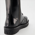 Stiefel und stiefeletten Boots combat VLogo Valentino Garavani Schwarz Homme