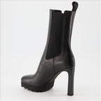 Sneaker Bottes à talon Noir Off-White Schwarz Femme