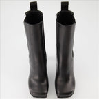 Sneaker Bottes à talon Noir Off-White Schwarz Femme