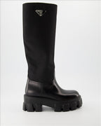 Botas Bottes hautes Prada Preto Femme