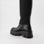 Botas Bottes hautes Prada Preto Femme