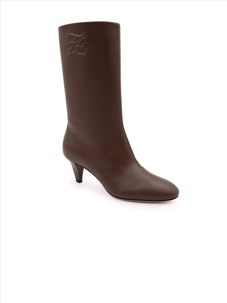Boots Karligraphy Boots Fendi Brown Women