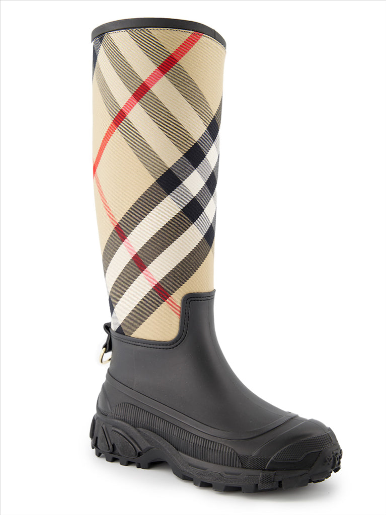 Baskets Bottes Ryan Burberry Beige Femme