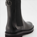 Bottes et bottines Bottines VLogo Valentino Garavani Noir Homme