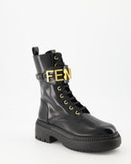 アンクルブーツ バイカーアンクルブーツ Fendi 黒 女性