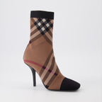 앵클부츠 Bottines chaussettes Burberry 갈색 Femme