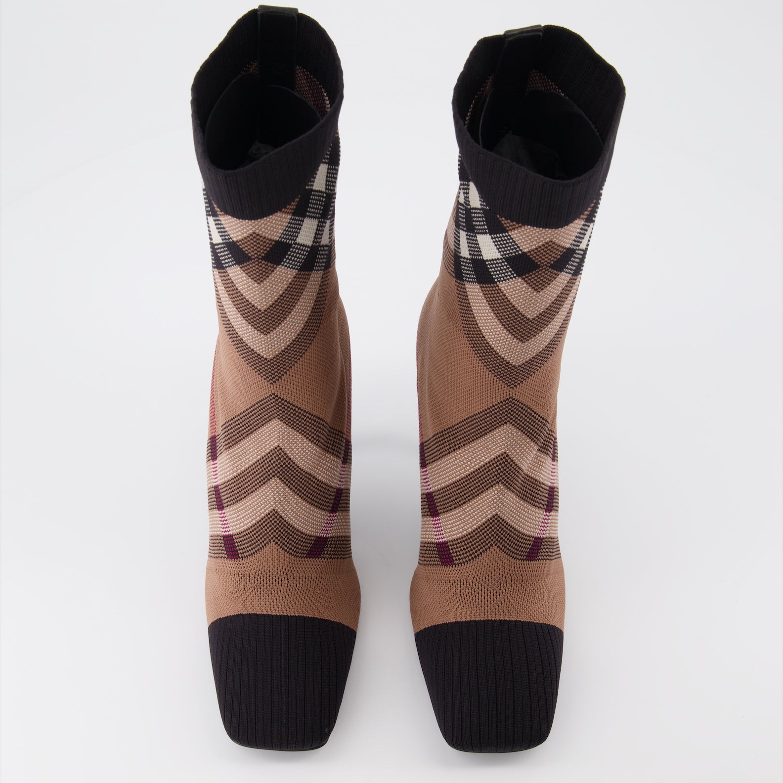 앵클부츠 Bottines chaussettes Burberry 갈색 Femme