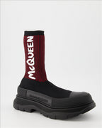 Boots and ankle boots Sock ankle boots Alexander McQueen Black Man