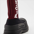 Boots and ankle boots Sock ankle boots Alexander McQueen Black Man