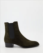 Bottes et bottines Bottines Chelsea Saint Laurent Marron Homme