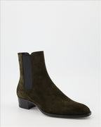 Bottes et bottines Bottines Chelsea Saint Laurent Marron Homme