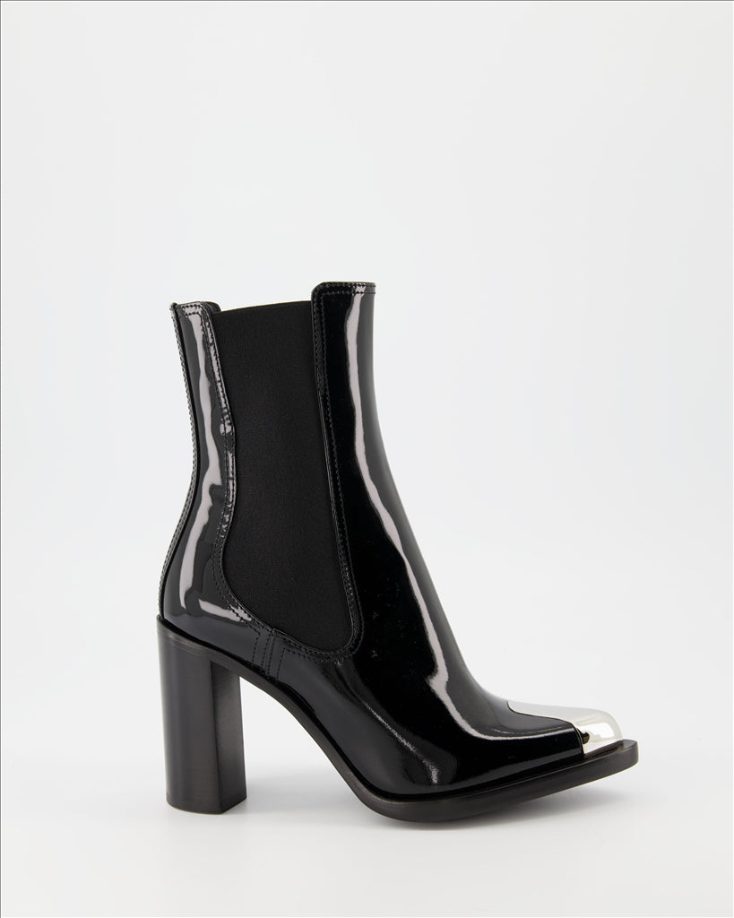 Boots Punk Chelsea Boots Alexander McQueen Black Women