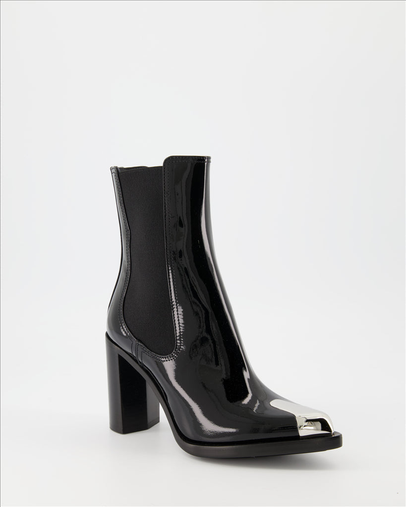 Boots Punk Chelsea Boots Alexander McQueen Black Women