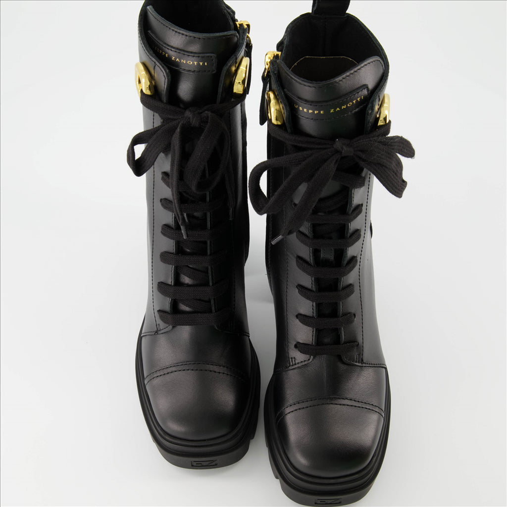 Baskets Bottines Cubalibre Noir Giuseppe Zanotti Noir Femme