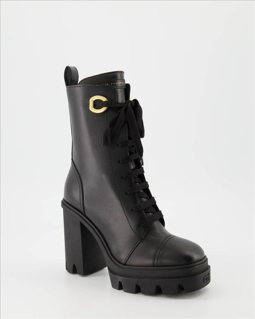 Baskets Bottines Cubalibre Noir Giuseppe Zanotti Noir Femme