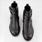 스니커즈 Bottines à carreaux Burberry 검은색 Femme