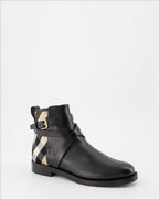 스니커즈 Bottines à carreaux Burberry 검은색 Femme