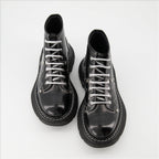 アンクルブーツ レザーアンクルブーツ Alexander McQueen 黒 女性