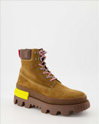 Boots and ankle boots Suede ankle boots Moncler Brown Man
