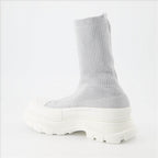 Ankle boots Graffiti ankle boots Alexander McQueen Silver Women