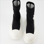 Tênis Bottines Graffiti Alexander McQueen Preto Femme