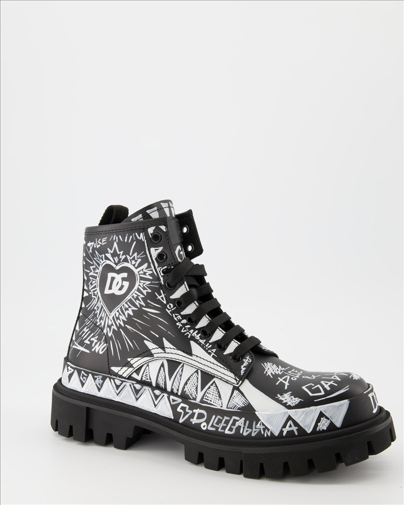 Boots and ankle boots DG ankle boots Dolce & Gabbana Black Man