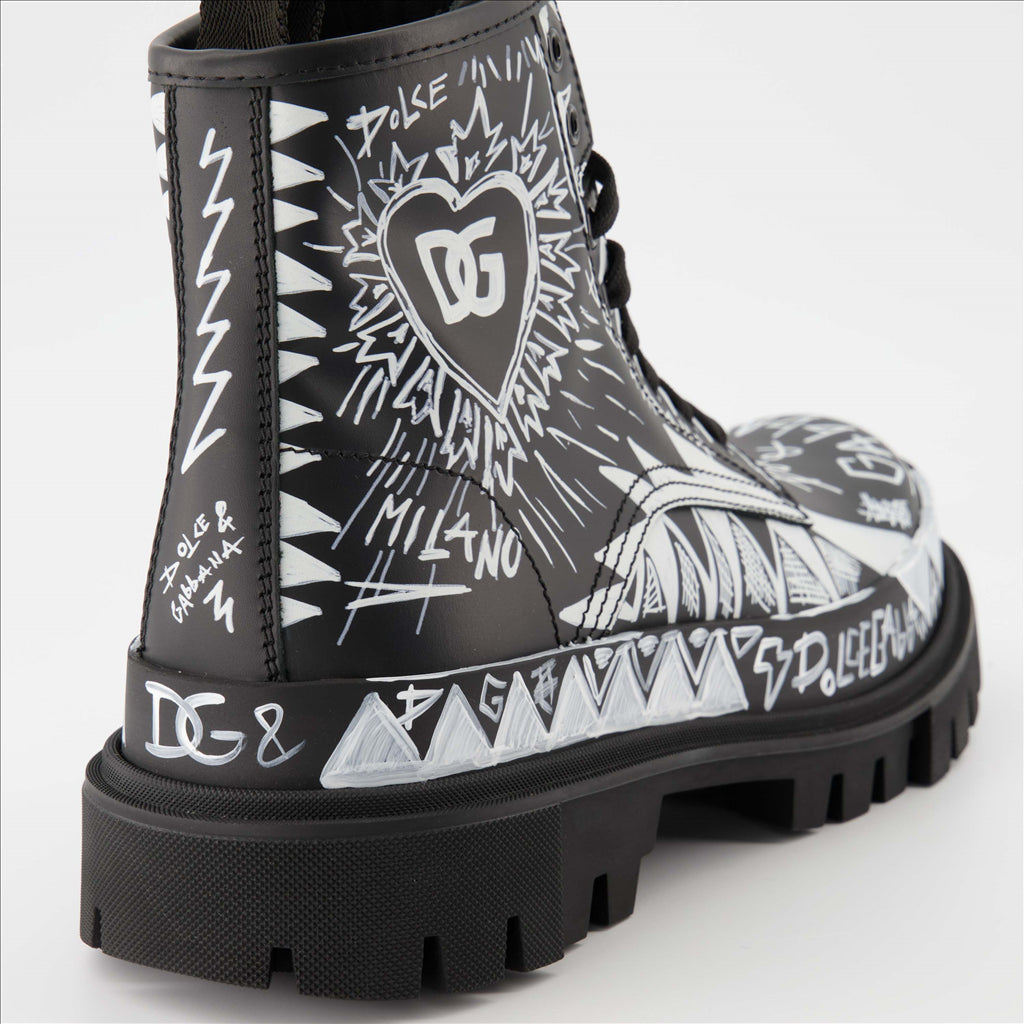 Boots and ankle boots DG ankle boots Dolce & Gabbana Black Man