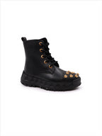 Sapatos Bottines Medusa Stud Versace Preto Crianças