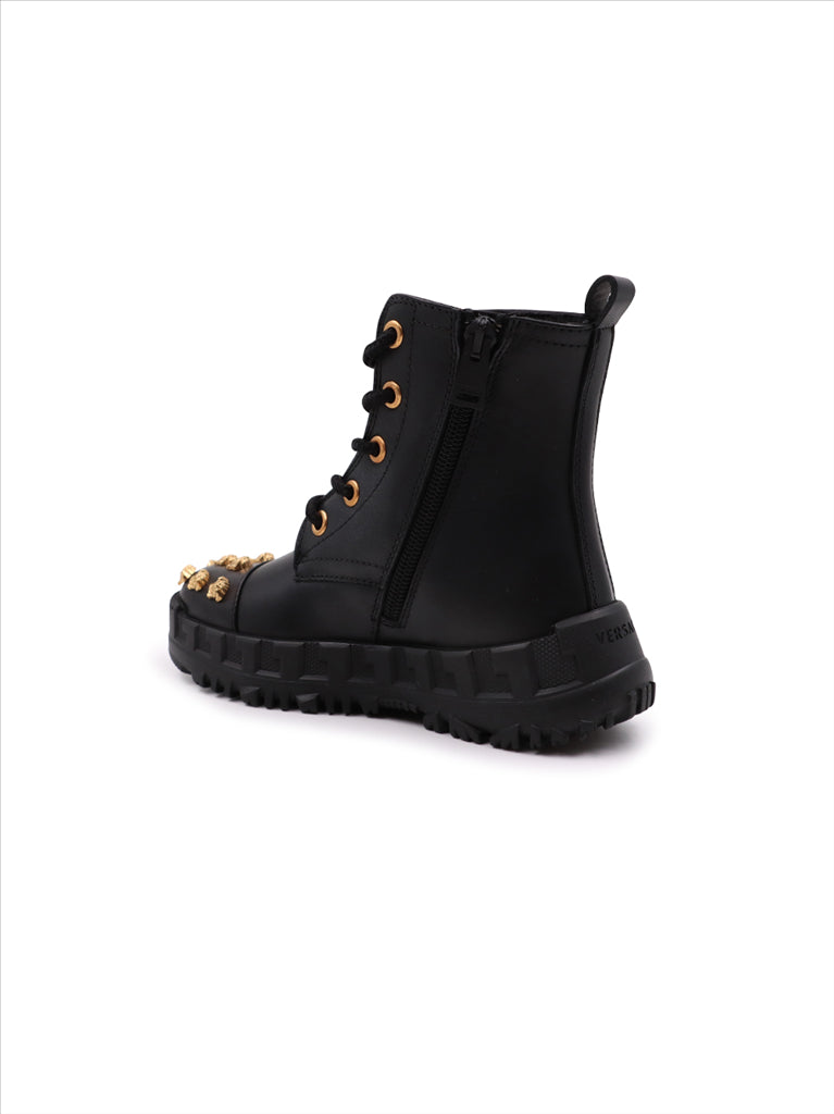Sapatos Bottines Medusa Stud Versace Preto Crianças
