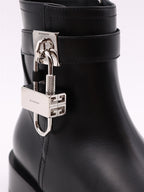 Sneakers Lock flat ankle boots Givenchy Black Women