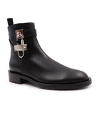 Sneakers Lock flat ankle boots Givenchy Black Women