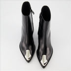 Ankle boots Punk ankle boots Alexander McQueen Black Women